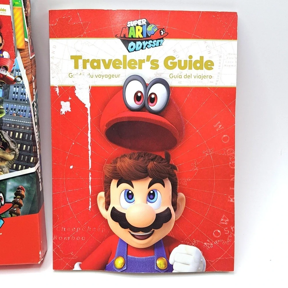 Super Mario Odyssey Nintendo‎ Switch OEM Box With Bonus Travelers Guide No Game